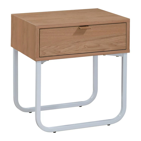 ROOMLIFE NOAH BEDSIDE TABLE User manual ROOMLIFE NOAH BEDSIDE TABLE User manual