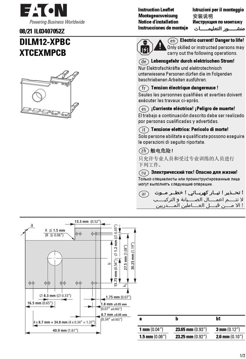 Eaton DILM12-XPBC Manual