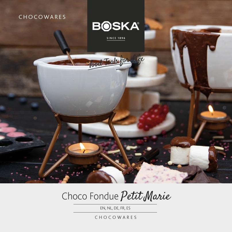 BOSKA Choco Fondue Petit Marie Installation & use