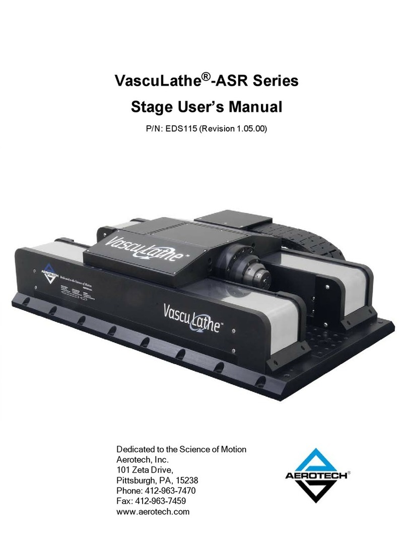 Aerotech VascuLathe ASR Series user manual