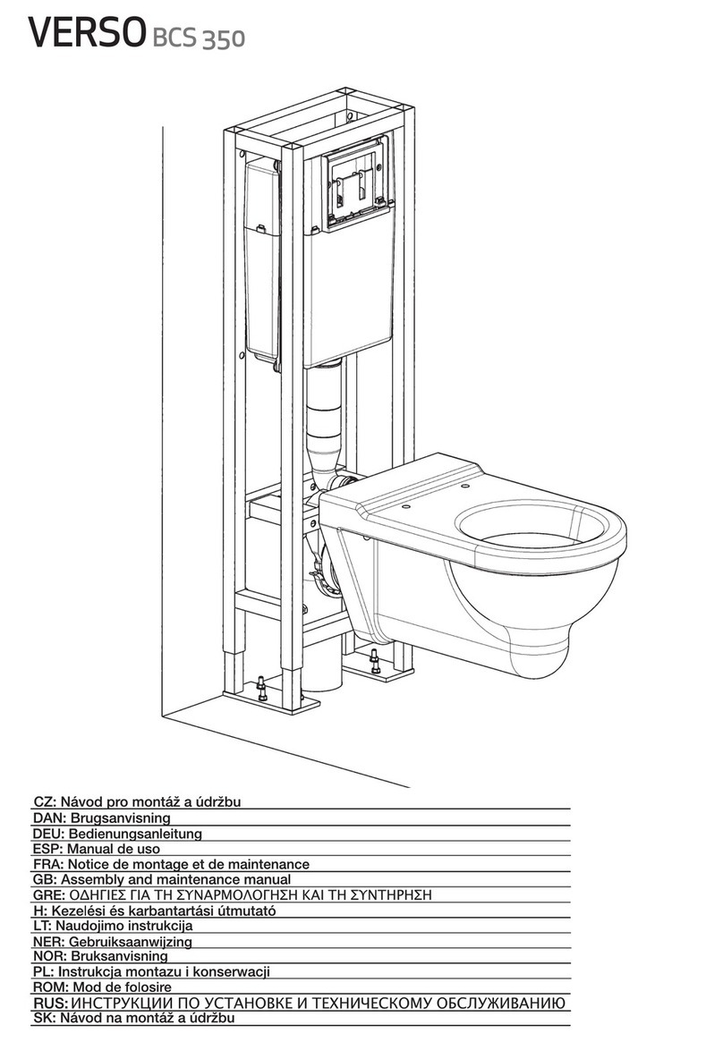 Siamp VERSO BCS 350 Assembly and maintenance manual