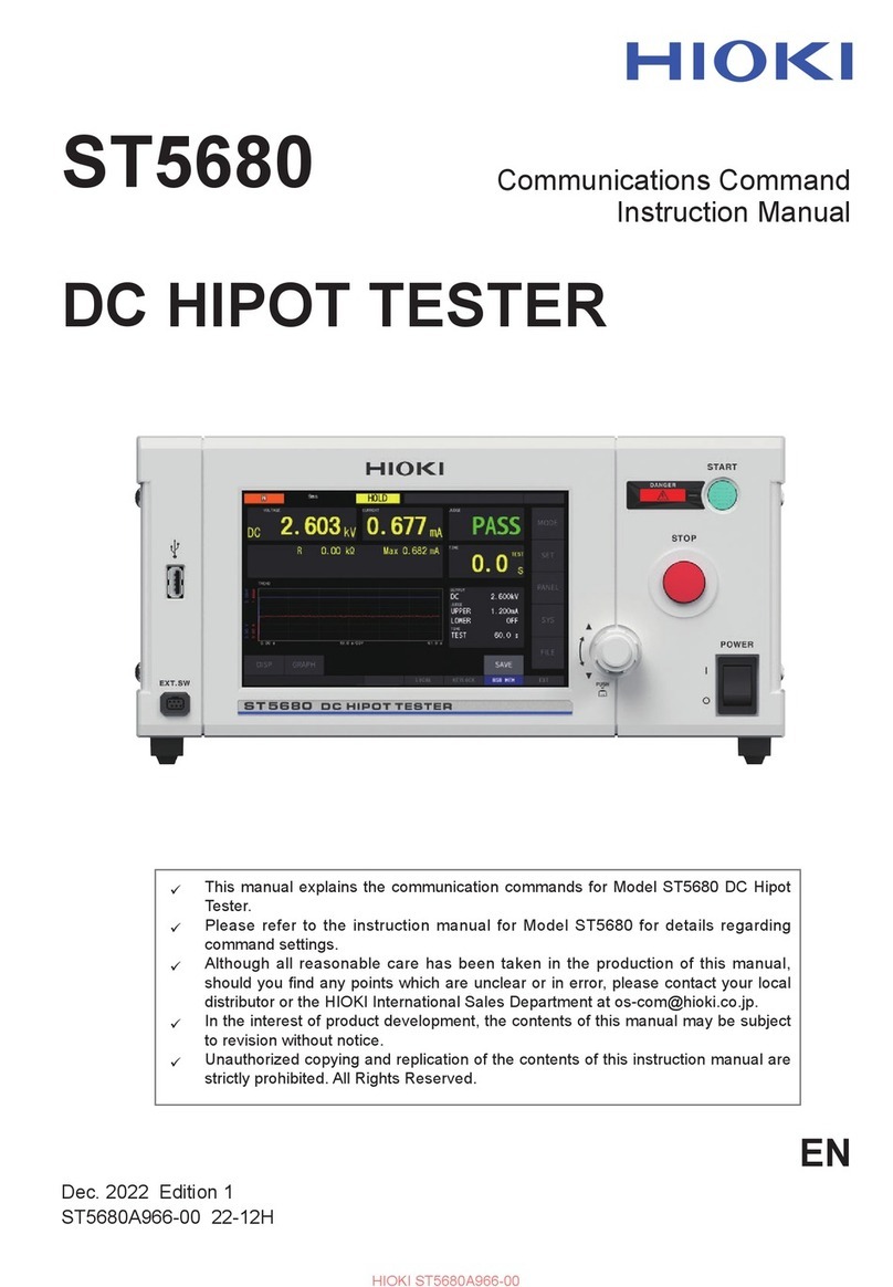 Hioki ST5680 instruction manual