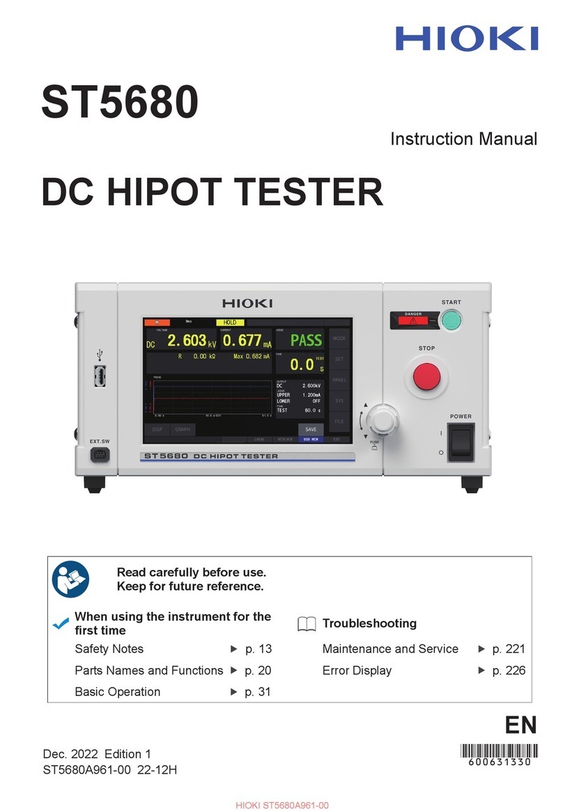 Hioki ST5680 instruction manual