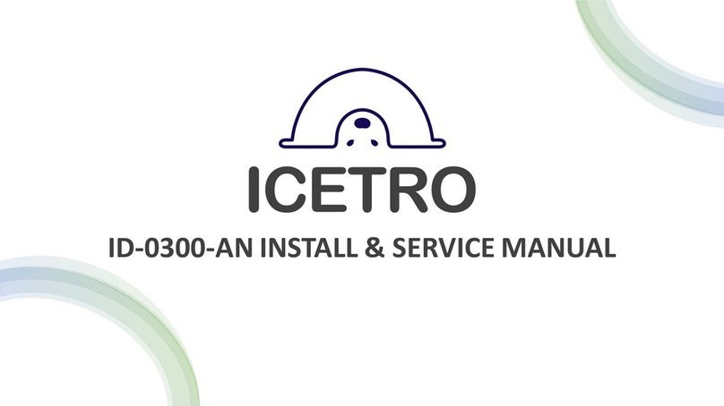 icetro ID-0300-AN Installation and service manual