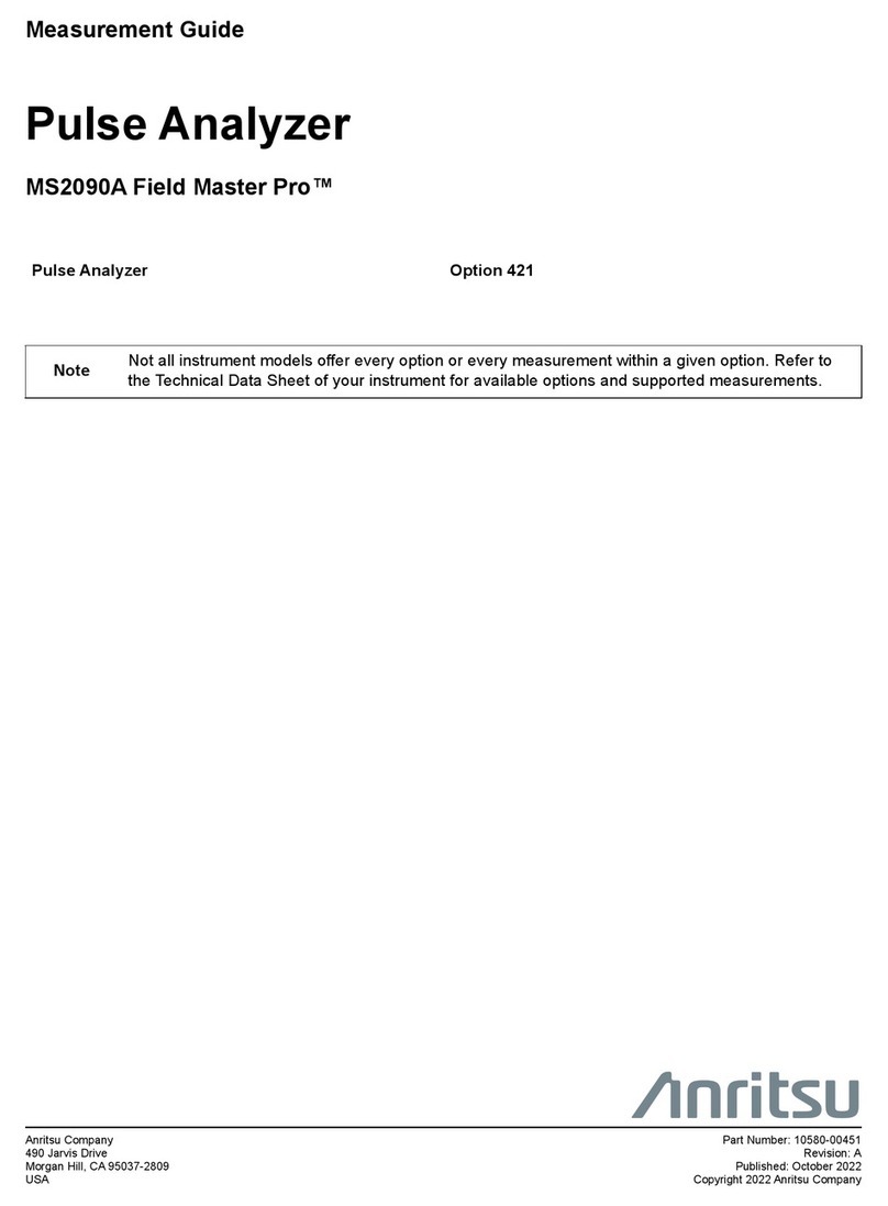Anritsu Field Master Pro MS2090A User manual