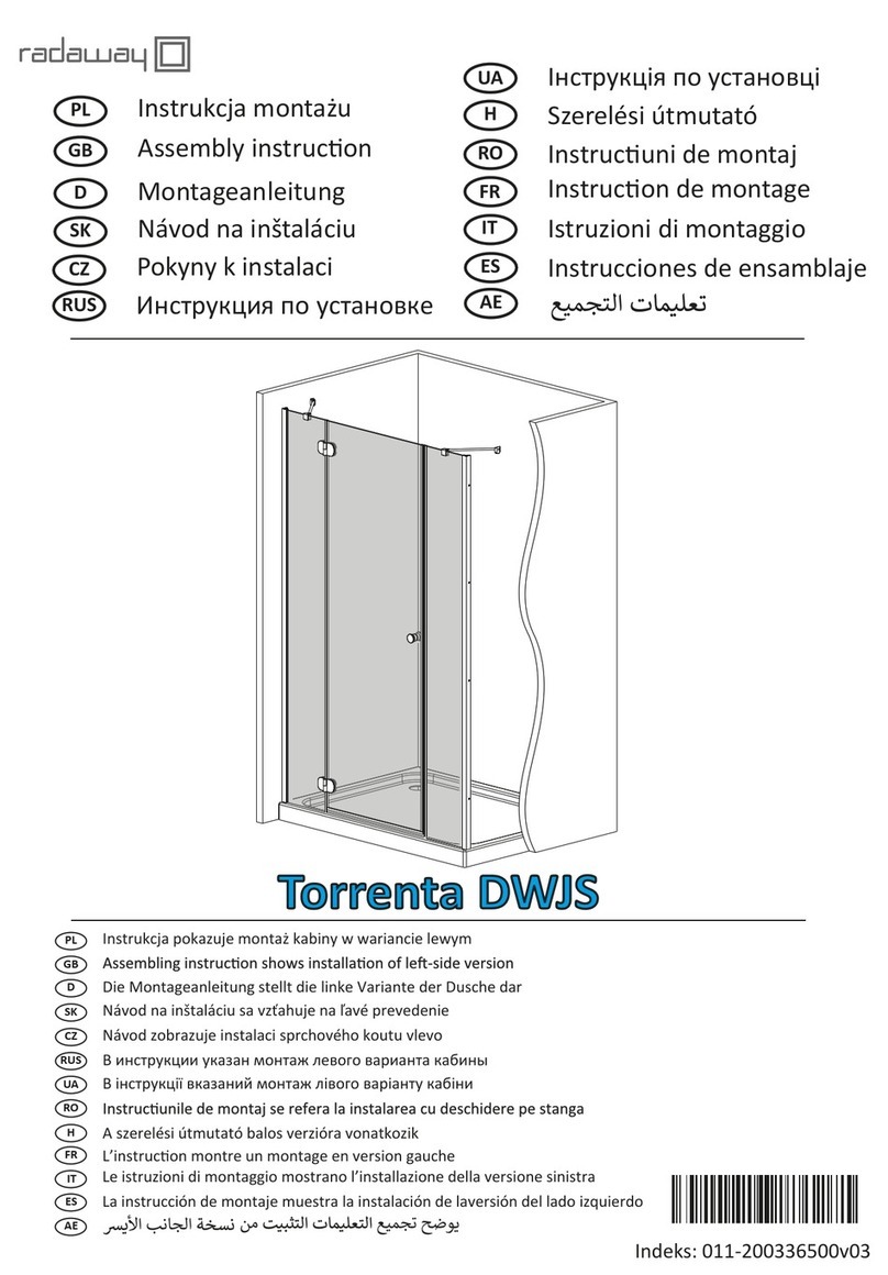 Radaway Torrenta DWJS User manual Radaway Torrenta DWJS User manual
