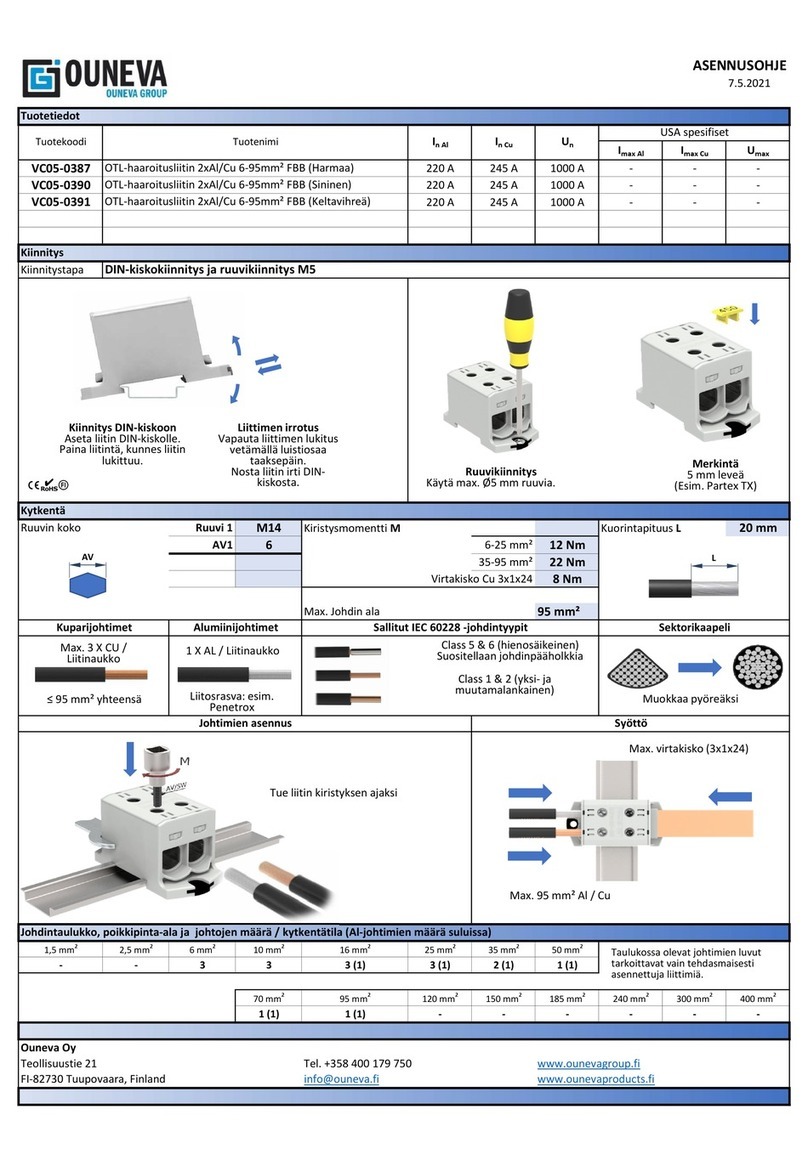 OUNEVA VC05-0387 installation guide