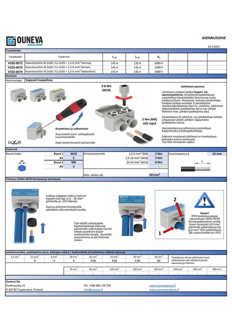 OUNEVA VC02-0072 User manual OUNEVA VC02-0072 User manual