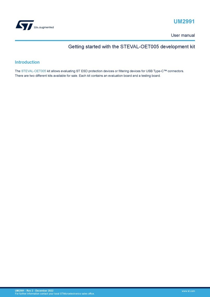ST STEVAL-OET005 User manual