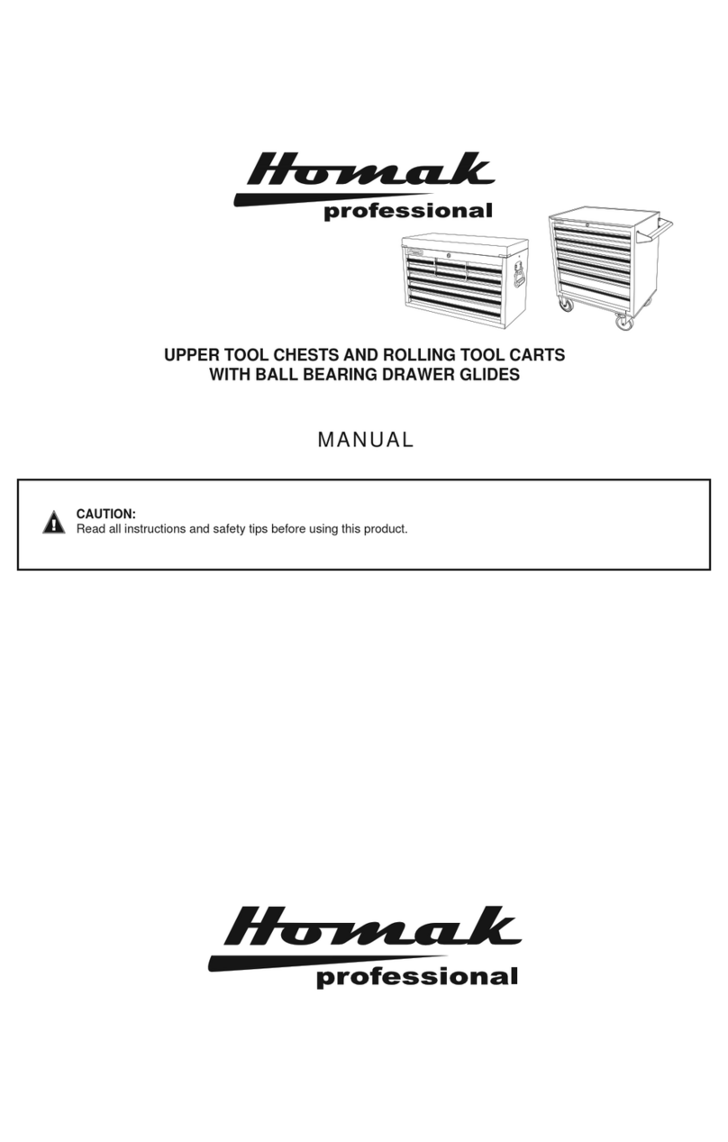 Homak Pro BK04072601 manual