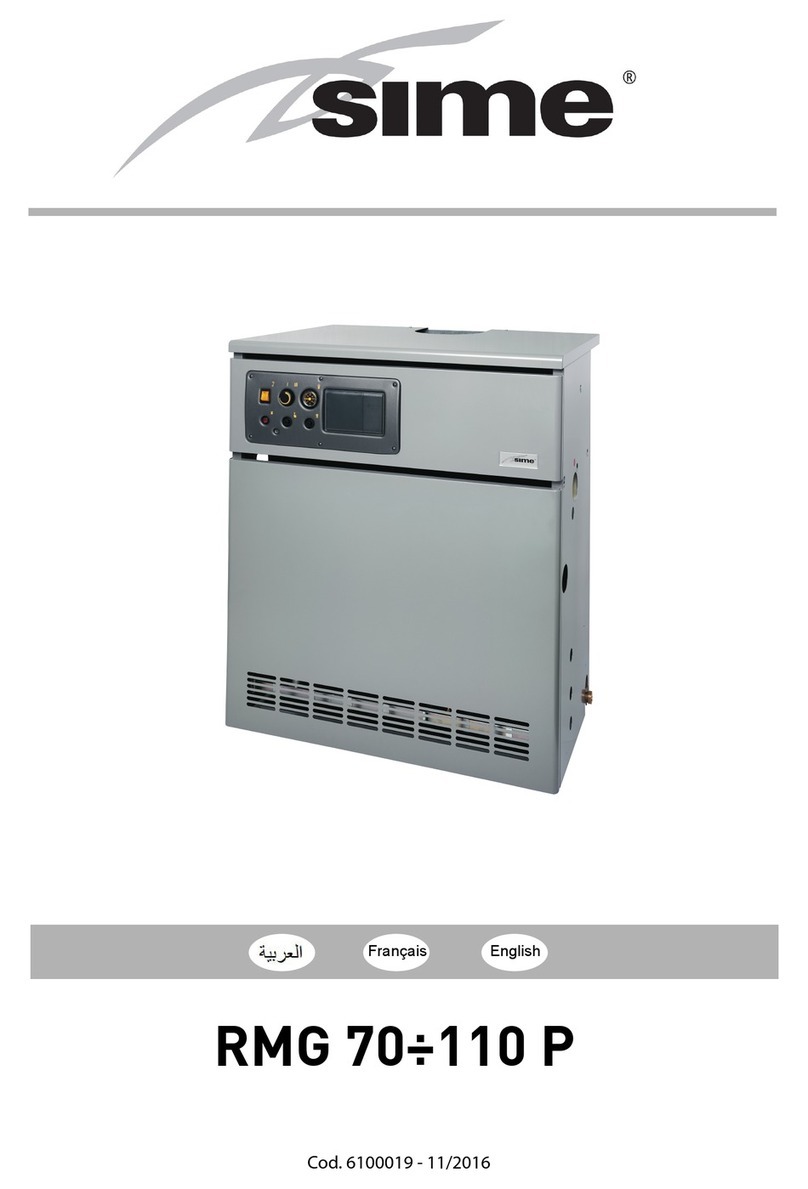 Sime RMG 70 P Installer's instructions Sime RMG 70 P Installer's instructions