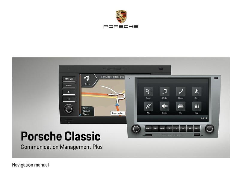 Porsche Classic Communication Management Plus Navigation manual