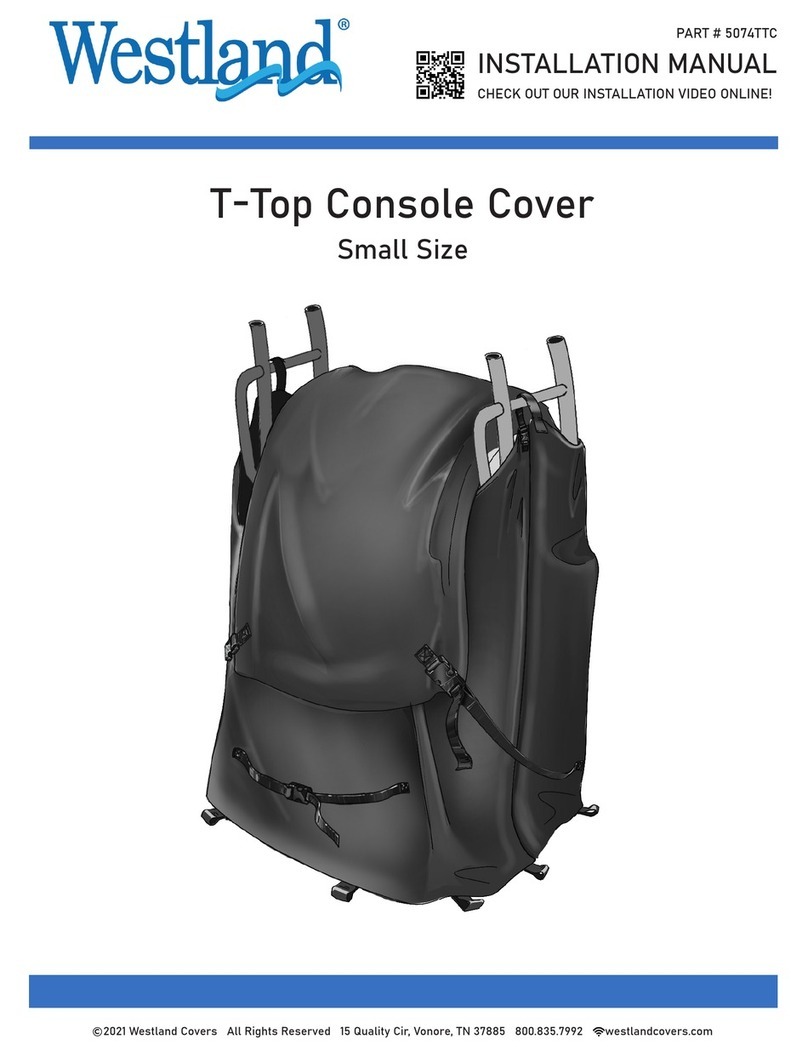 Westland T-Top Console Cover installation manual