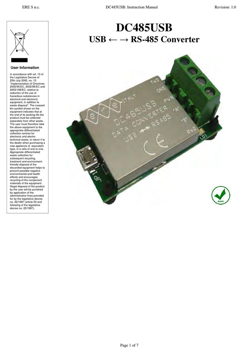 ERE DC485USB manual