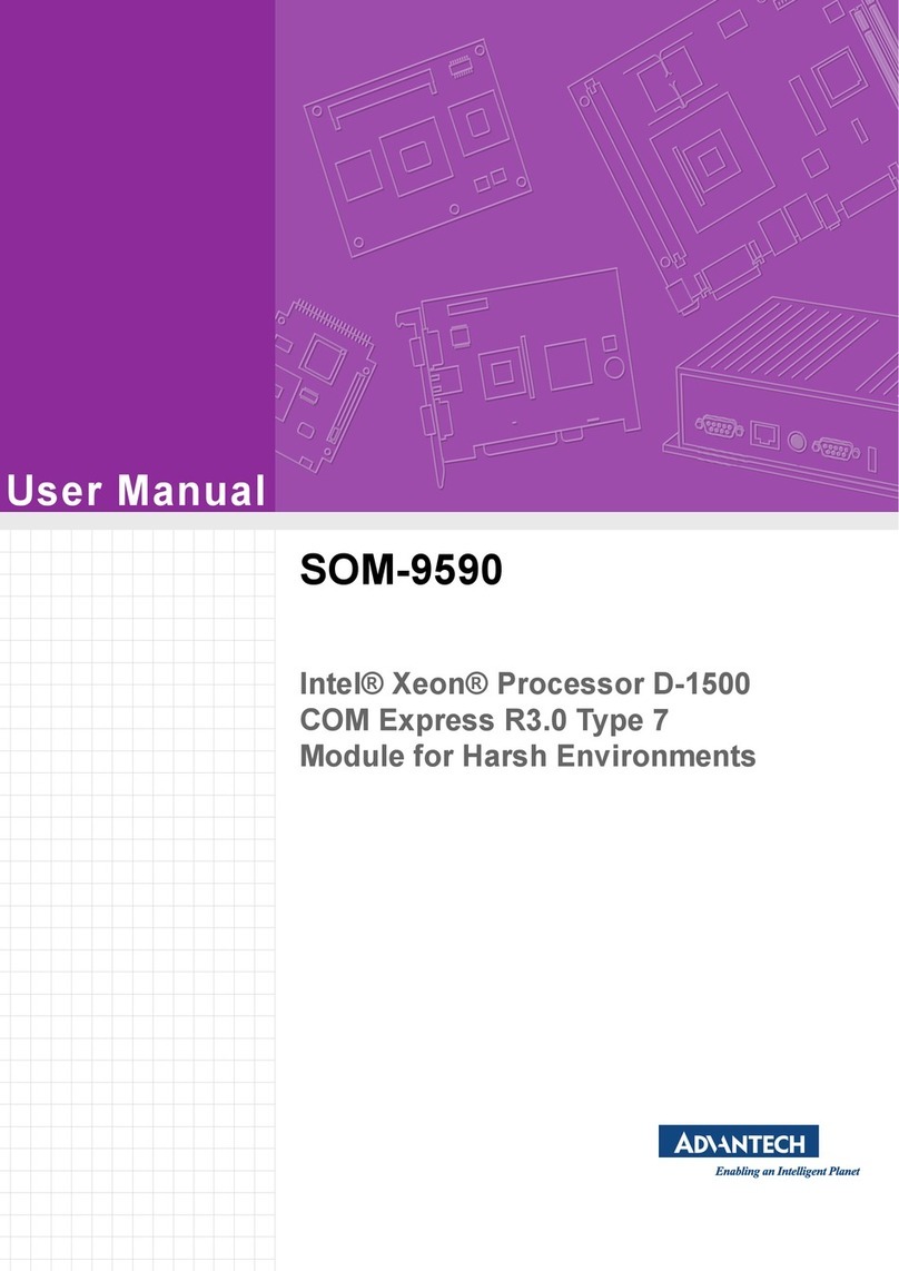 Advantech SOM-9590 User manual Advantech SOM-9590 User manual