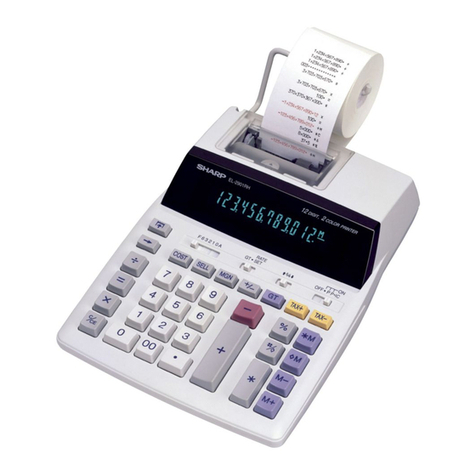 Sharp EL-2901RH User manual