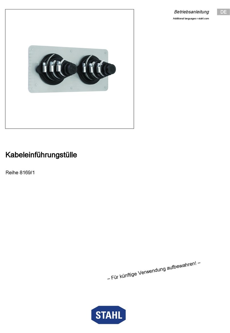 Stahl 8169/1 Series operating instructions
