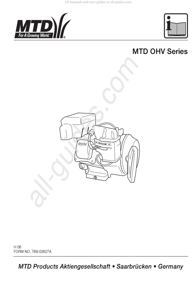 MTD OHV Series User manual