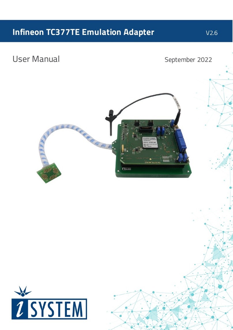 iSystem Infineon TC377TE user manual