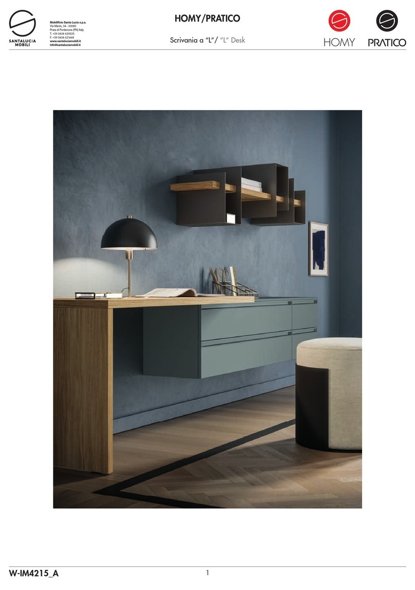 Santalucia Mobili HOMY PRATICO L quick start guide