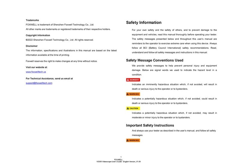Foxwell VS300 quick start guide