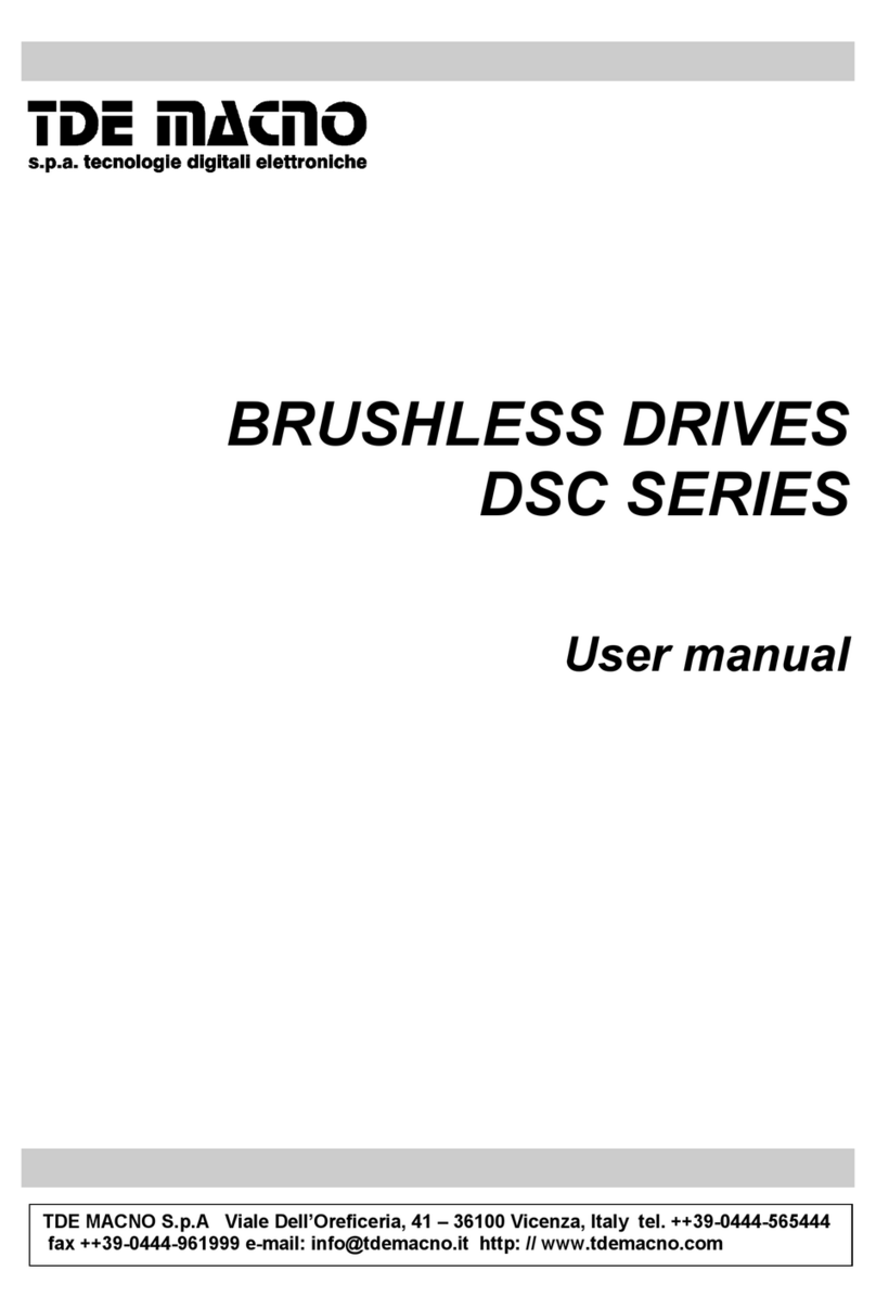 TDE MACNO DSC Series user manual