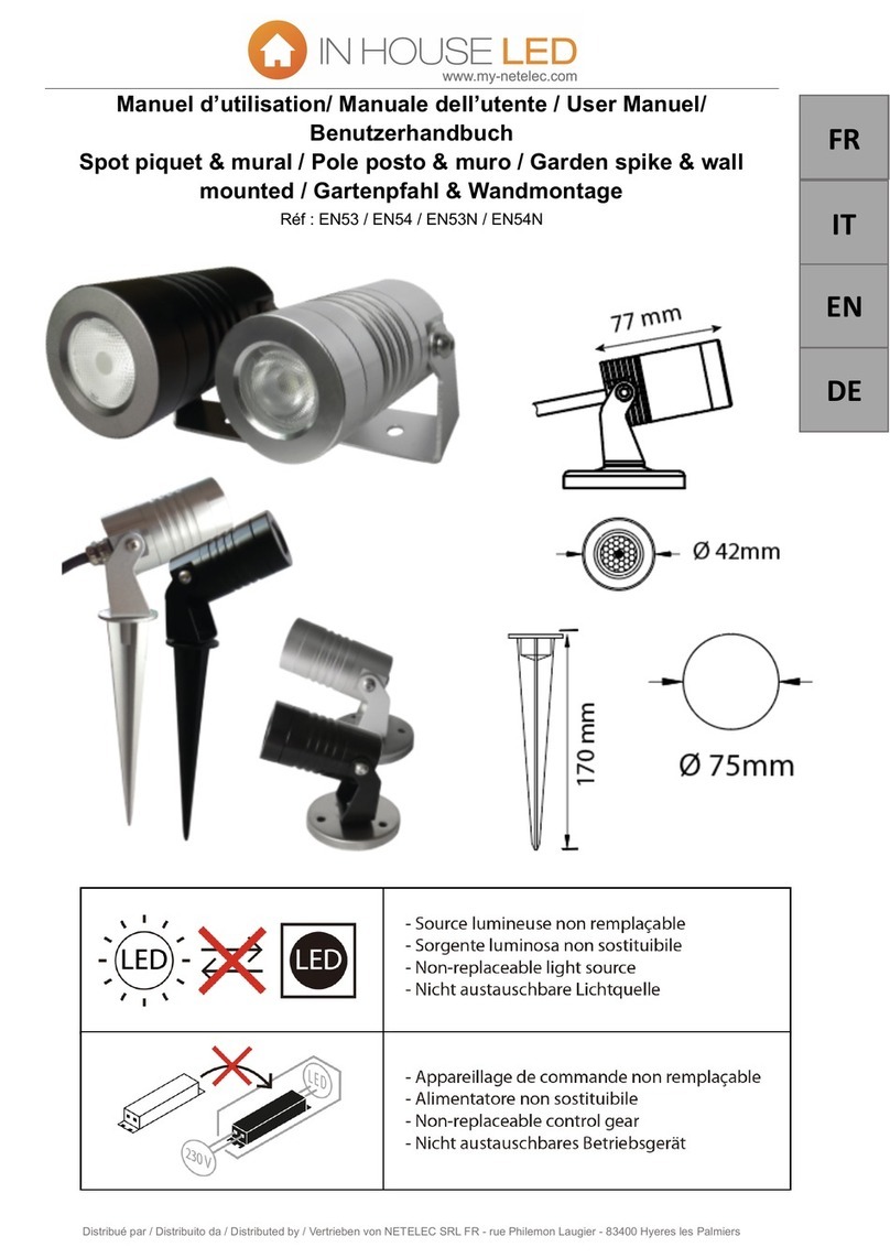 IN HOUSE LED EN53 user manuel