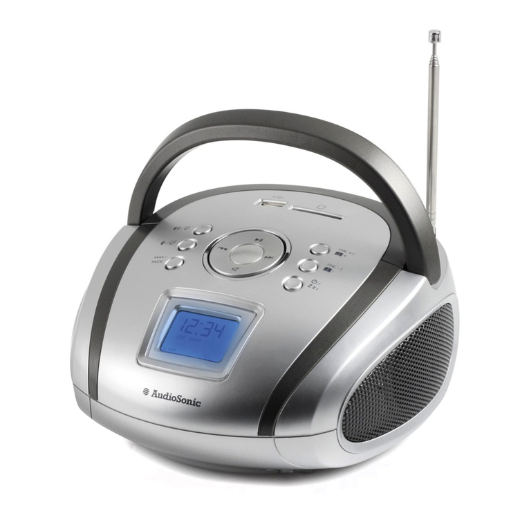 AudioSonic RD-1565 User manual