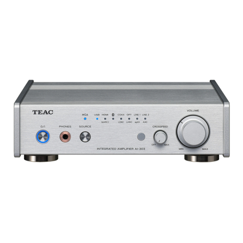 Teac AI-303 owner's manual