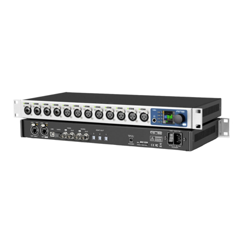 RME Audio 12Mic-D user guide