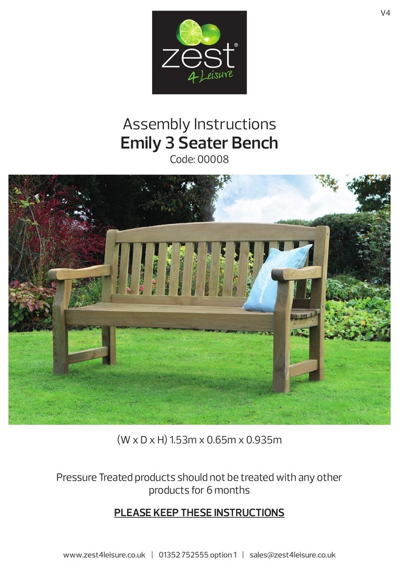 Zest 4 Leisure Emily 00008 User manual Zest 4 Leisure Emily 00008 User manual