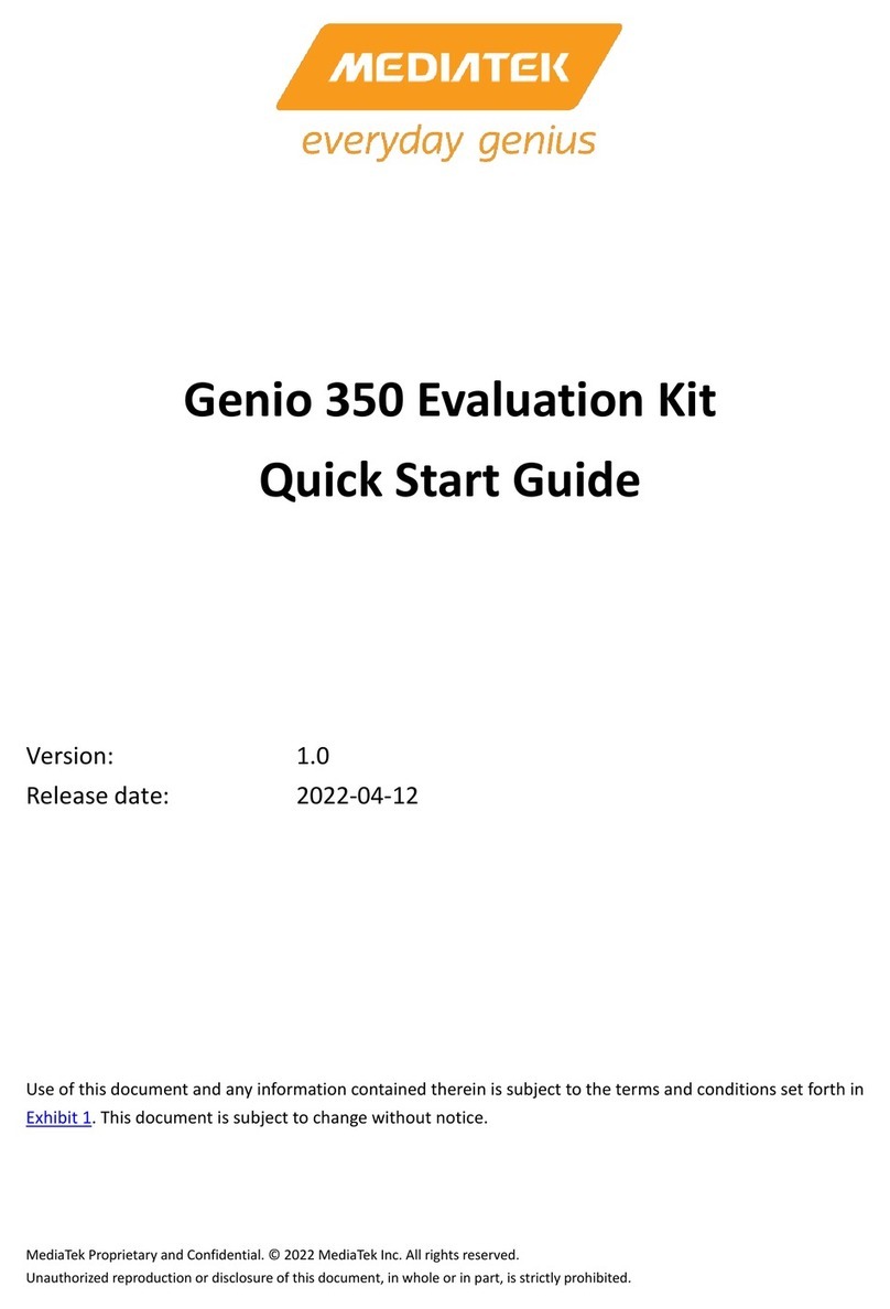 MEDIATEK Genio 350 quick start guide