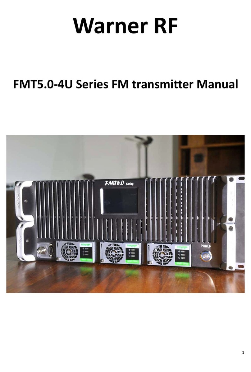 Warner RF FMT5.0-4U Series manual