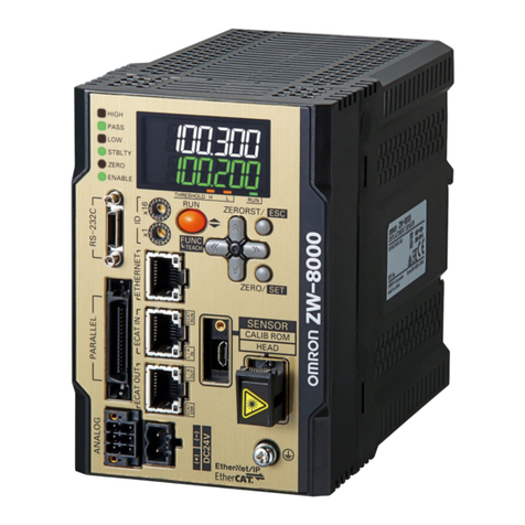 Omron ZW-8000 Series User manual Omron ZW-8000 Series User manual