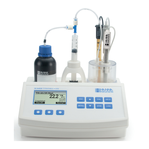 Hanna Instruments HI84529 User manual