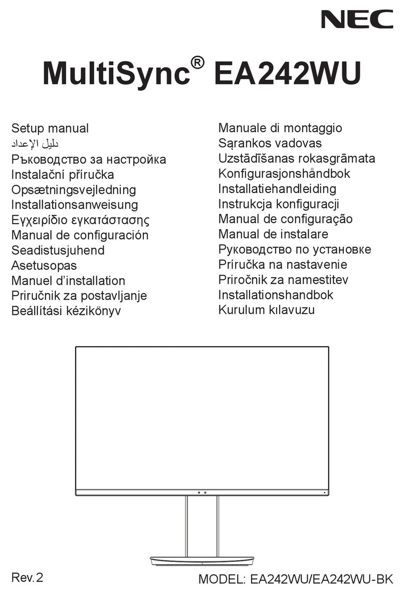 NEC MultiSync EA242WU User guide