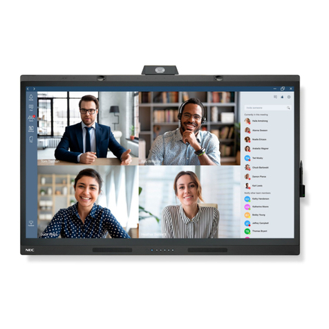 NEC MultiSync WD551 User manual