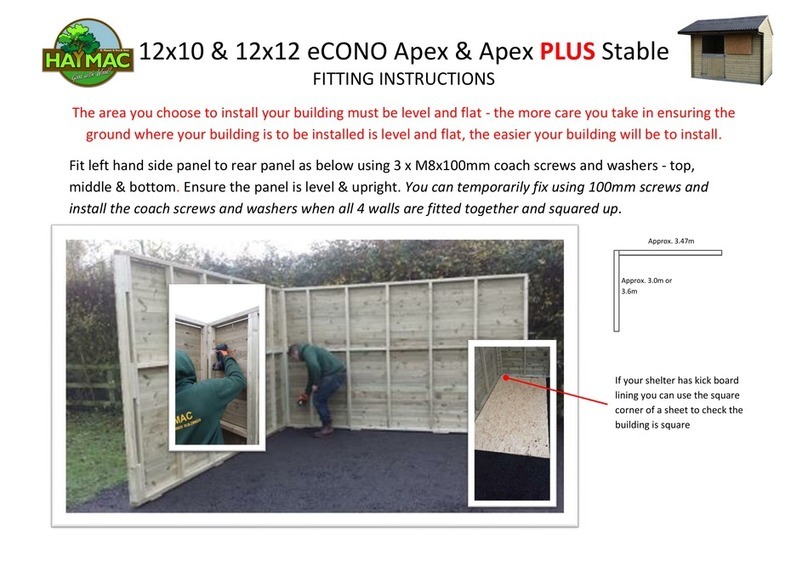 HAYMAC eCONO Apex Fitting instructions