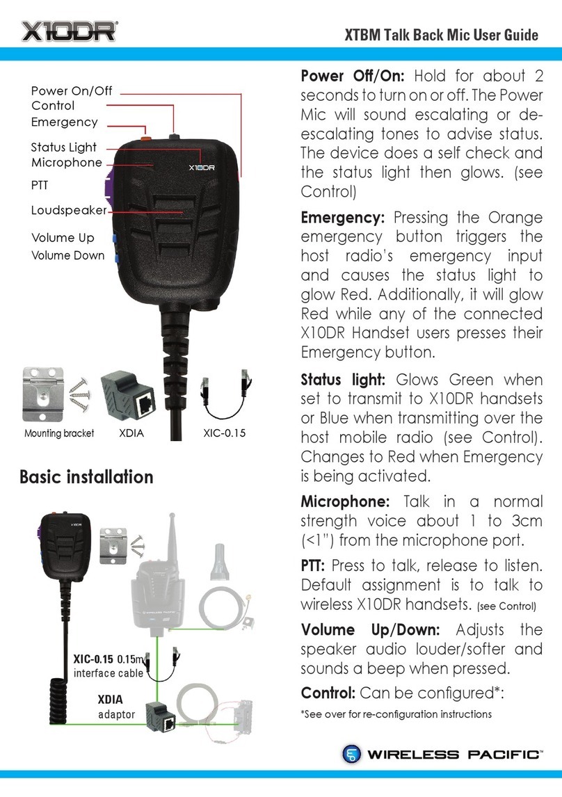 Wireless Pacific X10DR ELITE user guide
