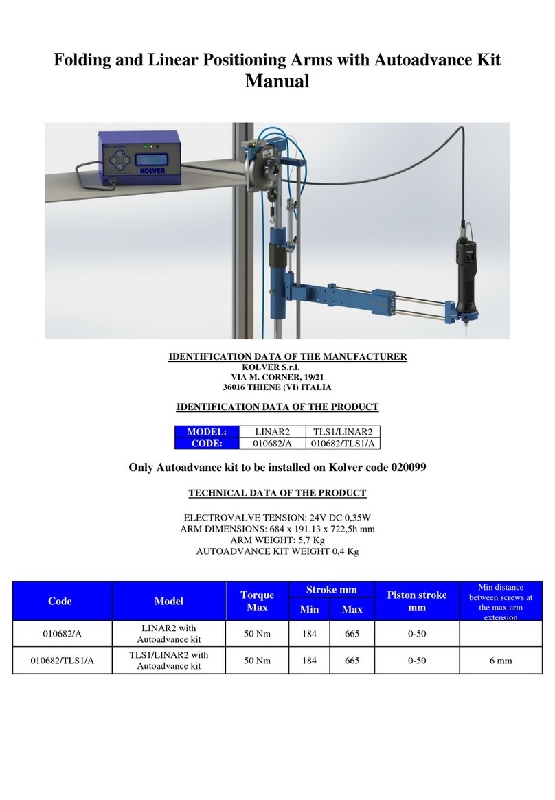 Kolver LINAR2 User manual