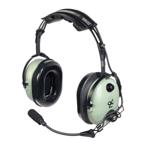 David Clark HBT-30 Use and Care Information