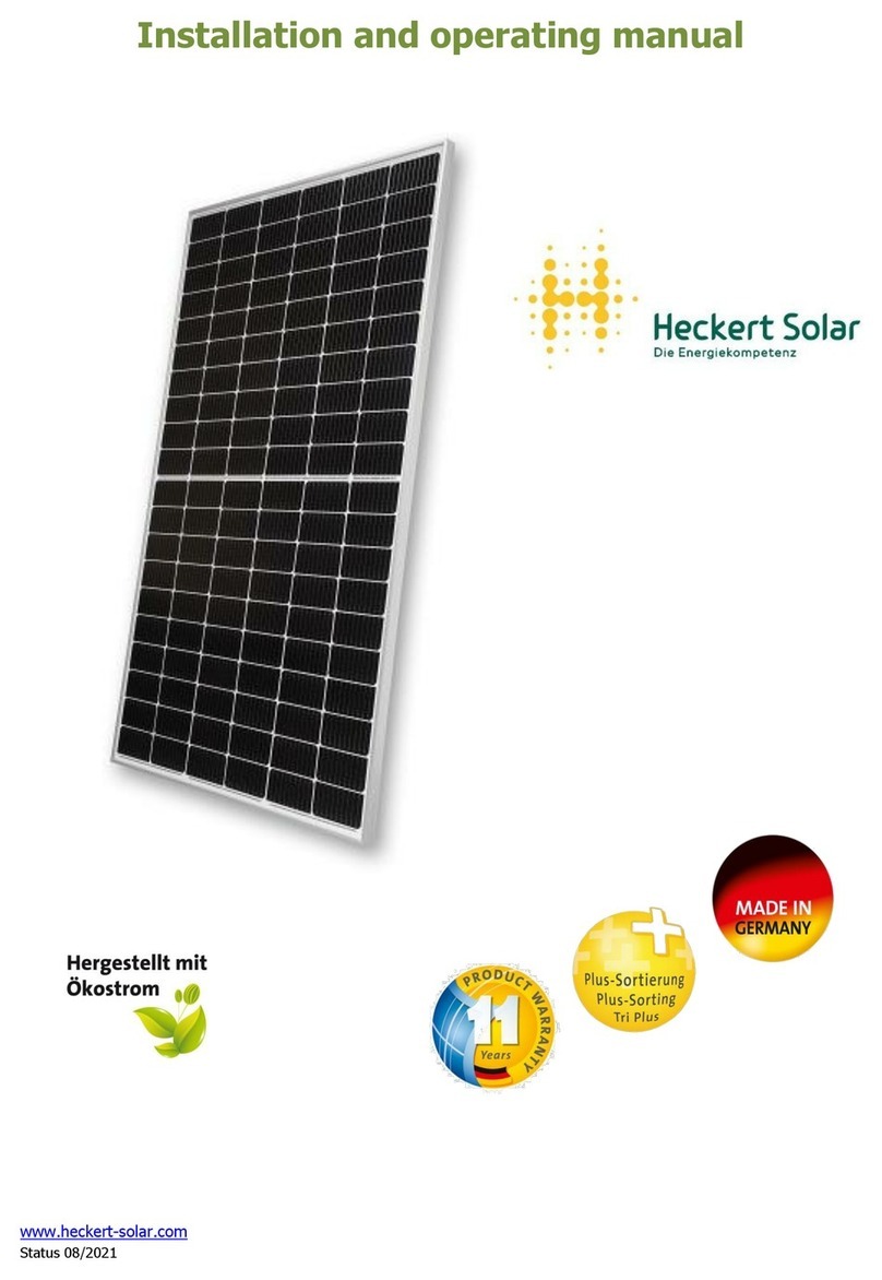 Heckert Solar NeMo 3.0 Installation and operating manual