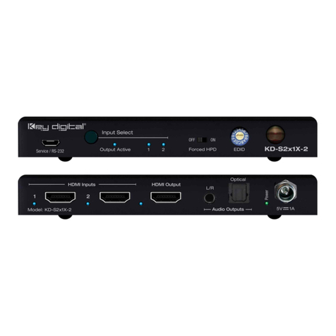 Key Digital KD-S2x1X-2 User manual