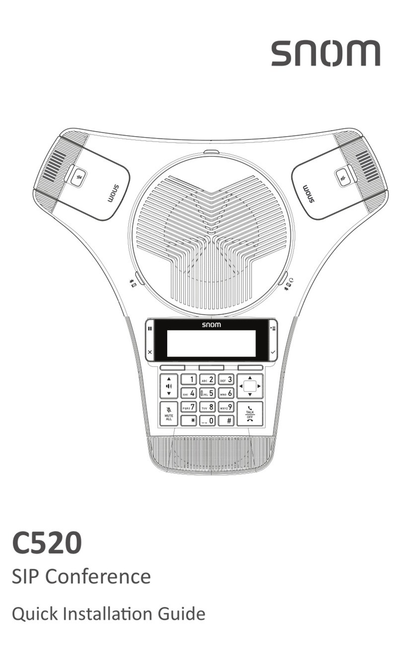 Snom C520 WiMi User manual