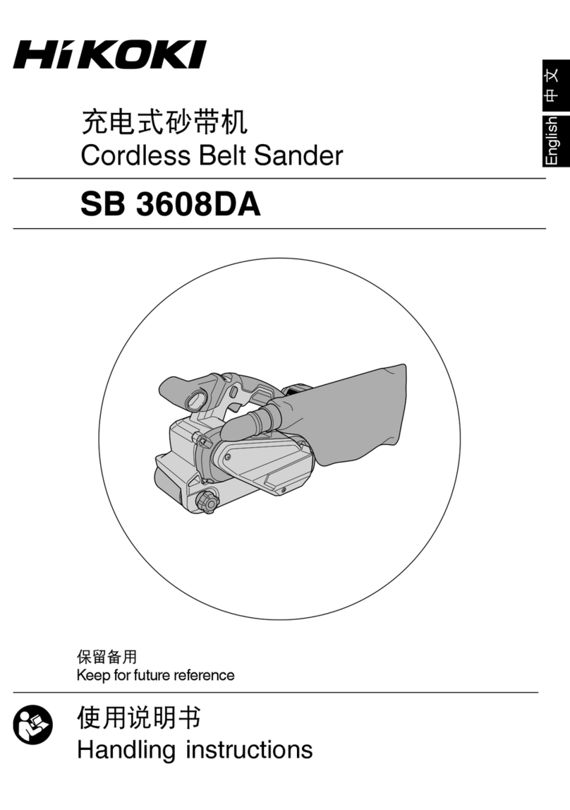 HIKOKI SB3608DA User manual