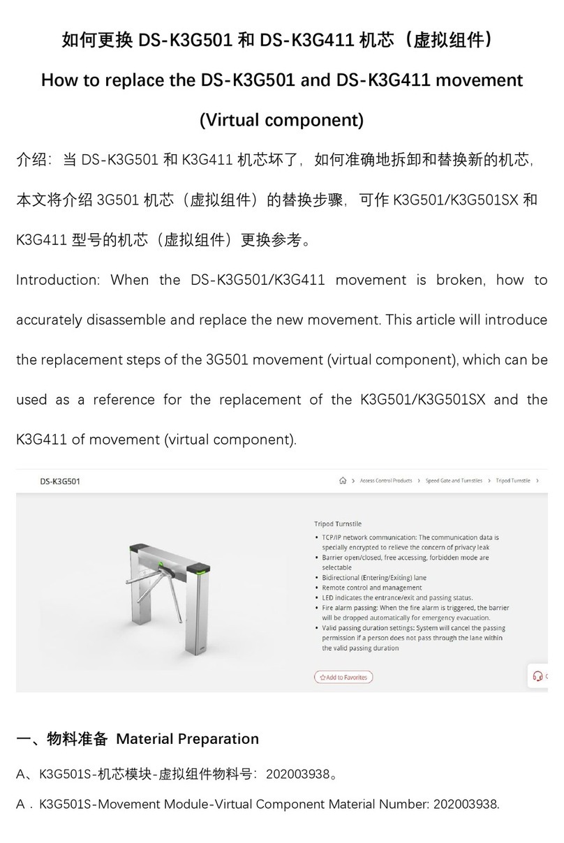 HIK VISION DS-K3G501 Series User manual HIK VISION DS-K3G501 Series User manual