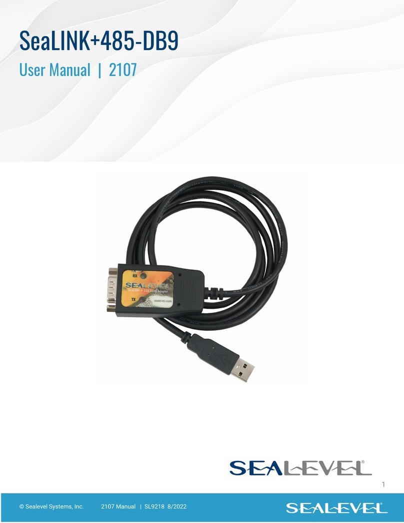 SeaLevel SeaLINK+485-DB9 User manual