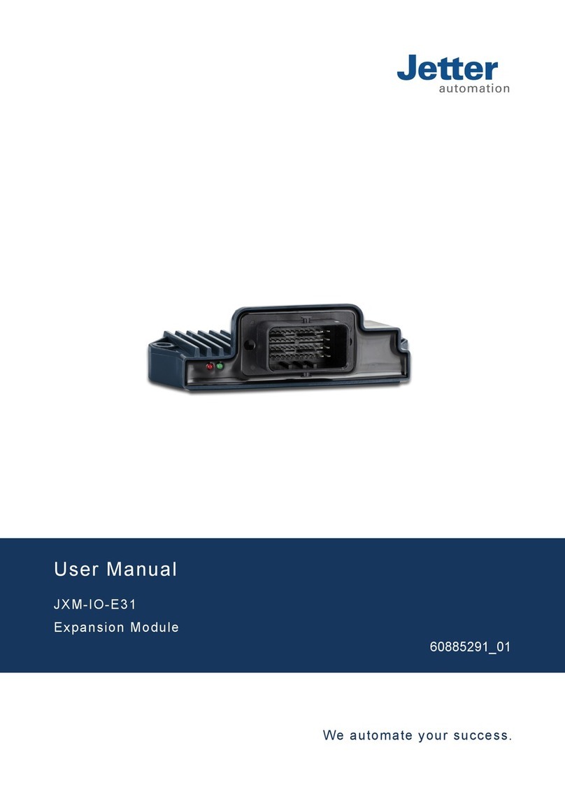 Jetter JXM-IO-E31 user manual