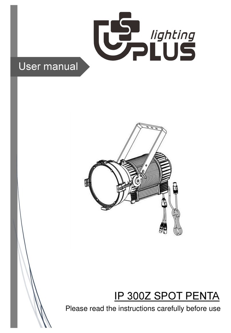 Uplus Lighting IP 300Z SPOT PENTA user manual