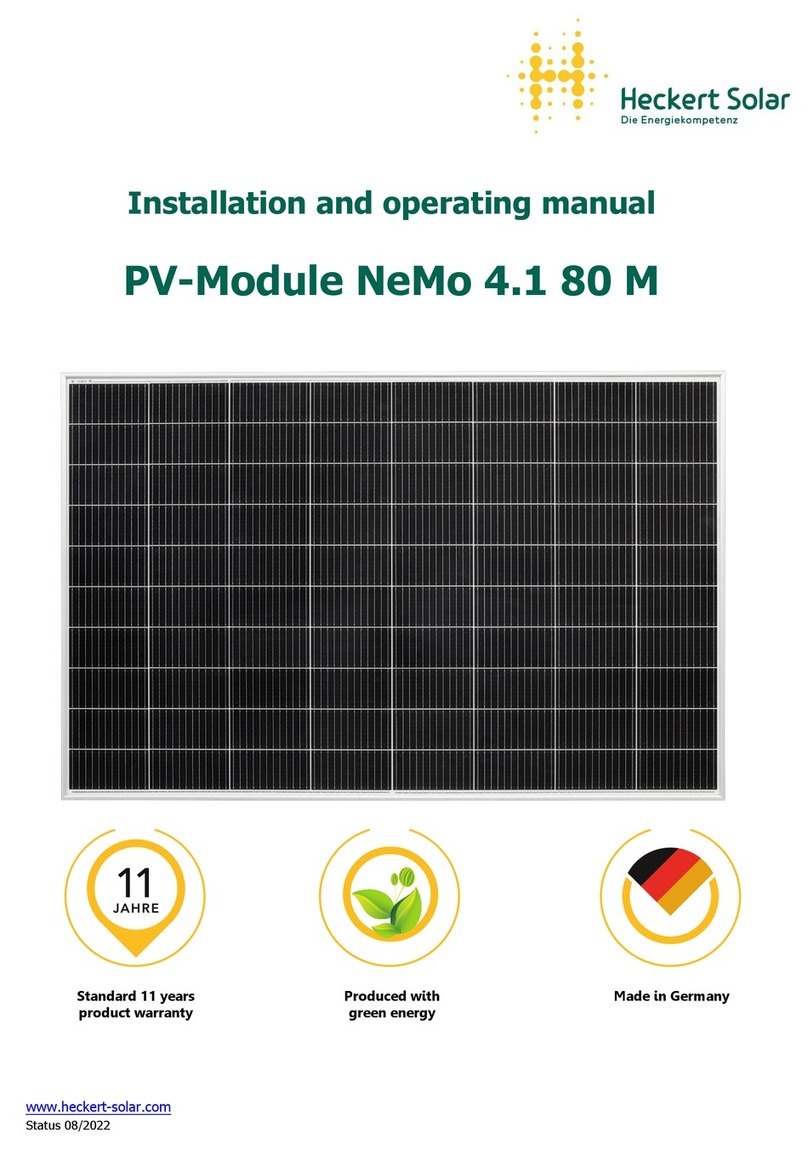 Heckert Solar NeMo 4.1 80 M Installation and operating manual Heckert Solar NeMo 4.1 80 M Installation and operating manual